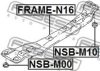 NISSA 112484M400 Mounting, axle beam